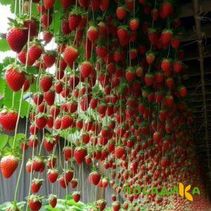Клубника ампельная Анастасия купить по цене от 370р. в интернет-магазине «Посадика» с доставкой почтой в в Калугае и по всей России – [изображение №1].